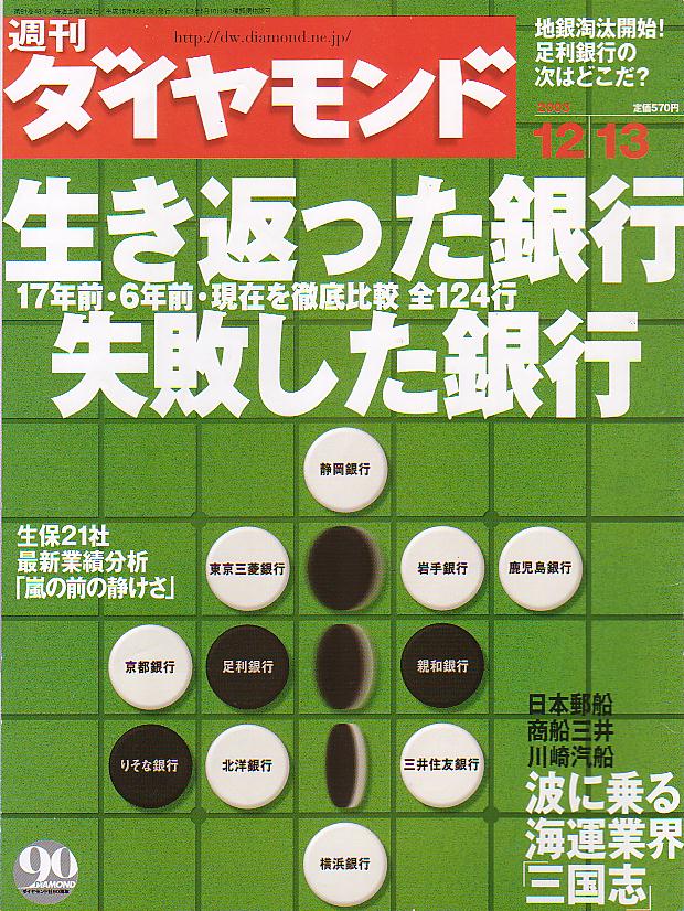 2003年12月13日号表紙